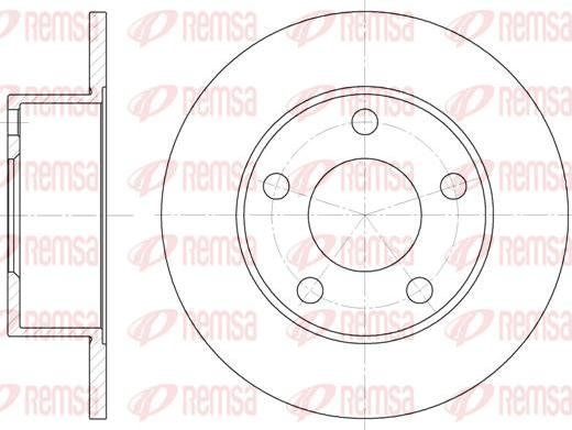 Kawe 6121 00 - Disque de frein cwaw.fr