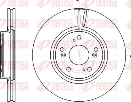 Kawe 61218 10 - Disque de frein cwaw.fr