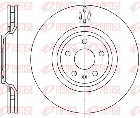 Kawe 61213 10 - Disque de frein cwaw.fr