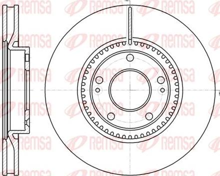 Kawe 61217 10 - Disque de frein cwaw.fr