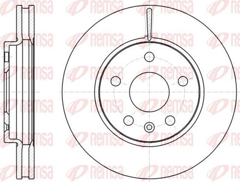 Kawe 61285 10 - Disque de frein cwaw.fr