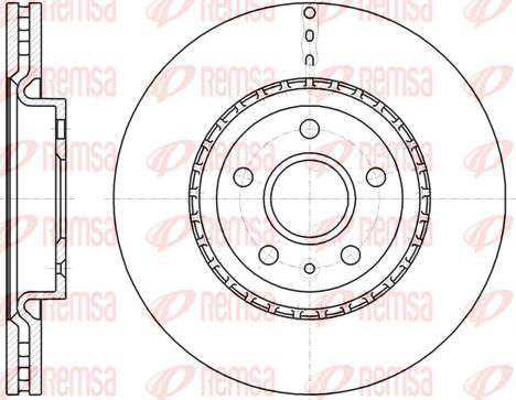 Kawe 61283 10 - Disque de frein cwaw.fr