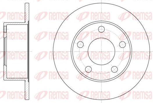 Kawe 6123 00 - Disque de frein cwaw.fr