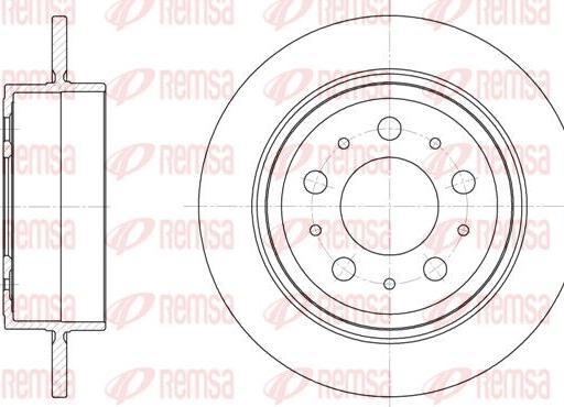 Kawe 61224 00 - Disque de frein cwaw.fr