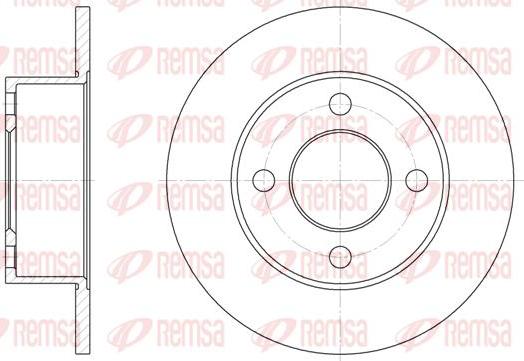 Kawe 6122 00 - Disque de frein cwaw.fr