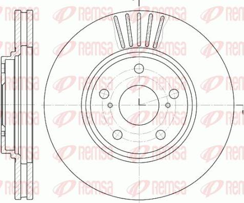 Kawe 61228 10 - Disque de frein cwaw.fr