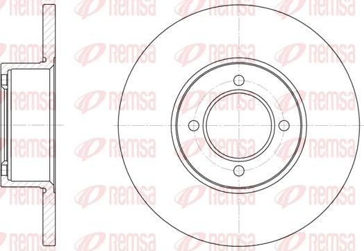 Kawe 6127 00 - Disque de frein cwaw.fr