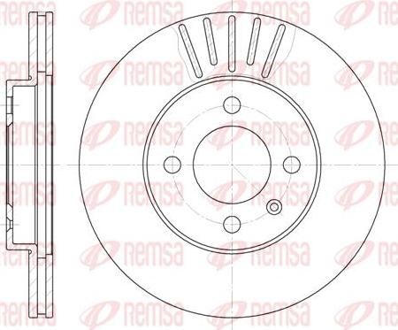 Kawe 6175 10 - Disque de frein cwaw.fr