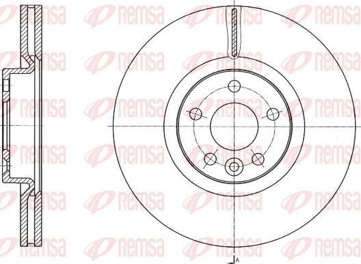 Kawe 61764 10 - Disque de frein cwaw.fr