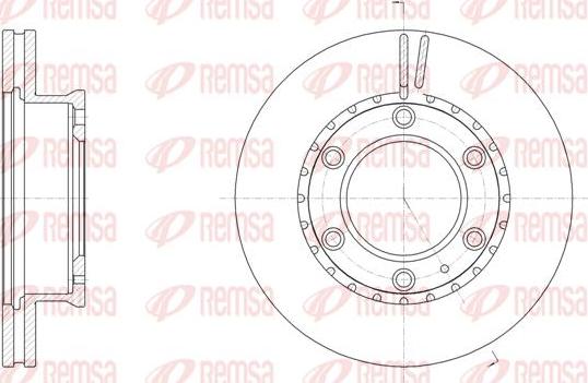 Kawe 61706 10 - Disque de frein cwaw.fr