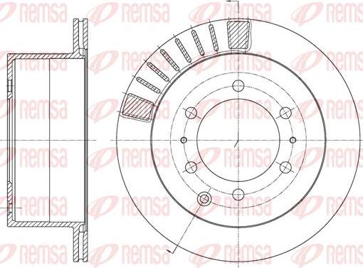 Kawe 61713 10 - Disque de frein cwaw.fr