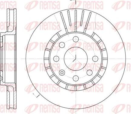 Kawe 6178 10 - Disque de frein cwaw.fr