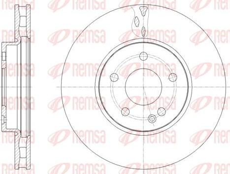 Kawe 61788 10 - Disque de frein cwaw.fr