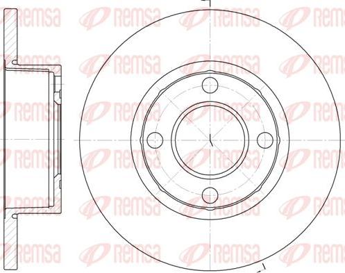 Kawe 6173 00 - Disque de frein cwaw.fr