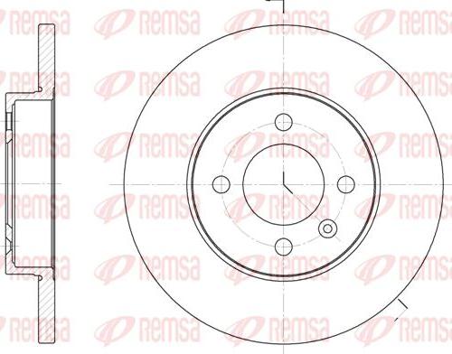 Kawe 6172 00 - Disque de frein cwaw.fr