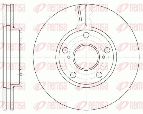 Kawe 6842 10 - Disque de frein cwaw.fr