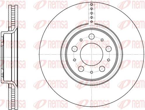 Kawe 6866 10 - Disque de frein cwaw.fr