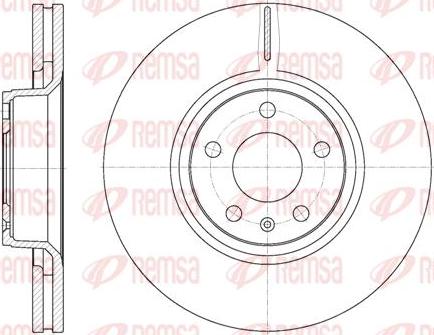 Kawe 6807 10 - Disque de frein cwaw.fr