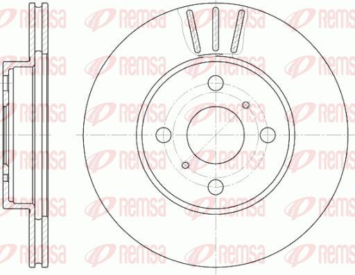 Kawe 6814 10 - Disque de frein cwaw.fr