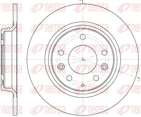 Kawe 6881 00 - Disque de frein cwaw.fr