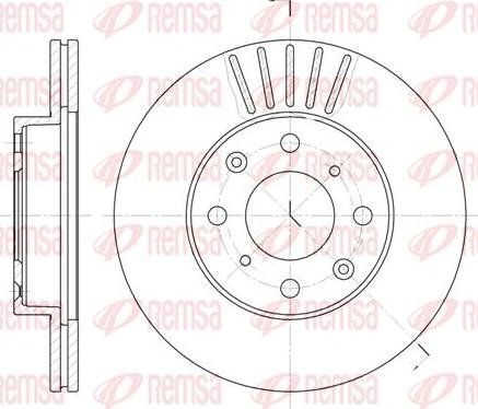 Kawe 6369 10 - Disque de frein cwaw.fr