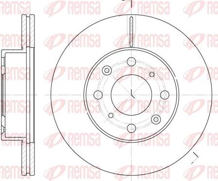 Kawe 6366 10 - Disque de frein cwaw.fr