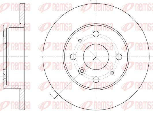 Kawe 6363 00 - Disque de frein cwaw.fr