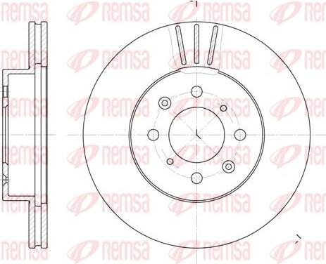 Kawe 6367 10 - Disque de frein cwaw.fr