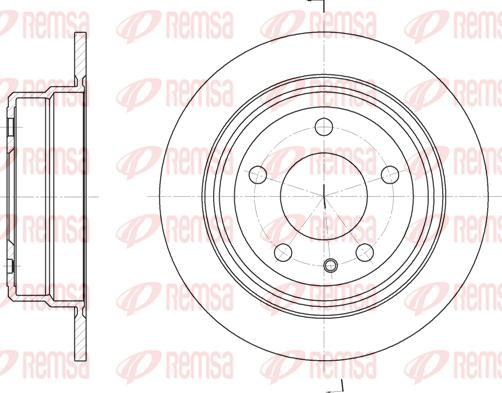 Kawe 6309 00 - Disque de frein cwaw.fr