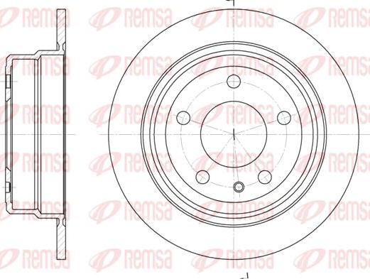 Kawe 6308 00 - Disque de frein cwaw.fr