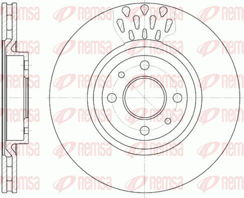 Kawe 6315 10 - Disque de frein cwaw.fr