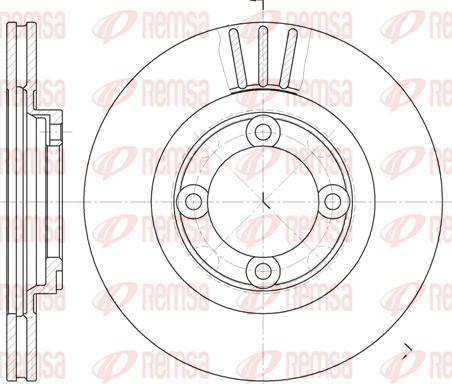 Kawe 6385 10 - Disque de frein cwaw.fr