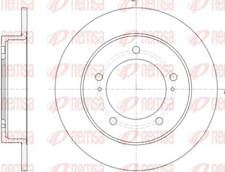 Kawe 6329 00 - Disque de frein cwaw.fr