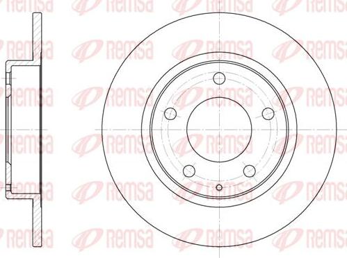 Kawe 6206 00 - Disque de frein cwaw.fr