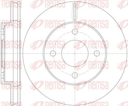 Kawe 62060 10 - Disque de frein cwaw.fr