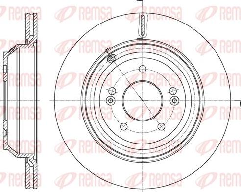 Kawe 62068 10 - Disque de frein cwaw.fr