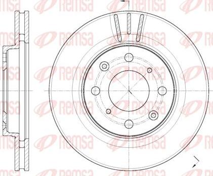 Kawe 62086 10 - Disque de frein cwaw.fr