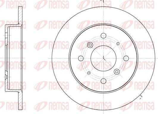 Kawe 6208 00 - Disque de frein cwaw.fr