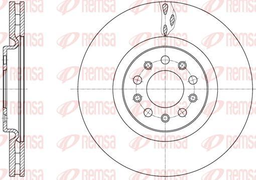 Kawe 62035 10 - Disque de frein cwaw.fr