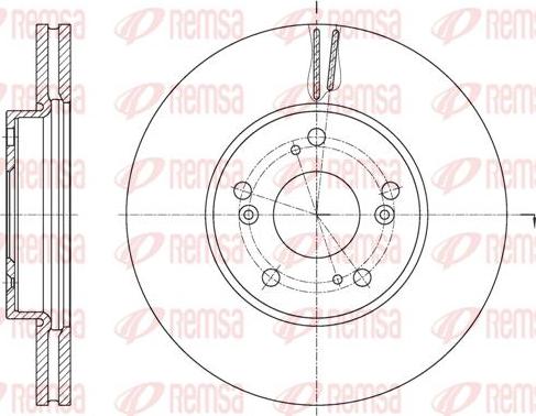 Kawe 62107 10 - Disque de frein cwaw.fr