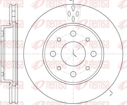 Kawe 6745 10 - Disque de frein cwaw.fr