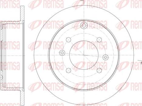 Kawe 6757 00 - Disque de frein cwaw.fr