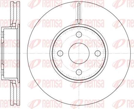 Kawe 6704 10 - Disque de frein cwaw.fr