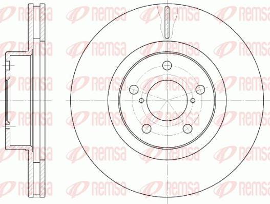 Kawe 6715 10 - Disque de frein cwaw.fr