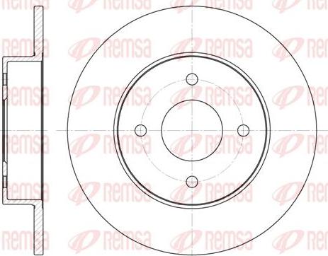 Kawe 6788 00 - Disque de frein cwaw.fr