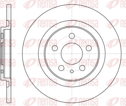 Kawe 6736 00 - Disque de frein cwaw.fr