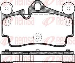 Kawe 0996 00 - Kit de plaquettes de frein, frein à disque cwaw.fr