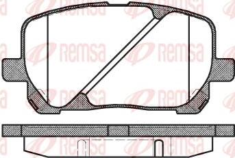 Kawe 0954 00 - Kit de plaquettes de frein, frein à disque cwaw.fr