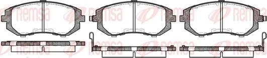 Kawe 0951 02 - Kit de plaquettes de frein, frein à disque cwaw.fr