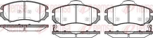 Kawe 0953 02 - Kit de plaquettes de frein, frein à disque cwaw.fr